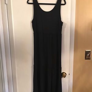 Chico’s black tiered maxi dress NWOT Chicos size 2